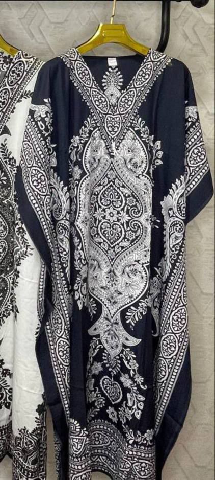 پانچ زنانه هندی مشکی نخی وارداتی با بند تنظیم کمر