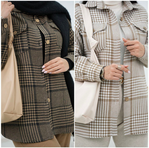 مانتو زنانه پاییزه روبینا مناسب استایل پاییزی و زمستانی