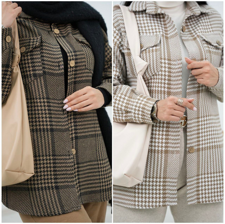 مانتو زنانه پاییزه روبینا مناسب استایل پاییزی و زمستانی