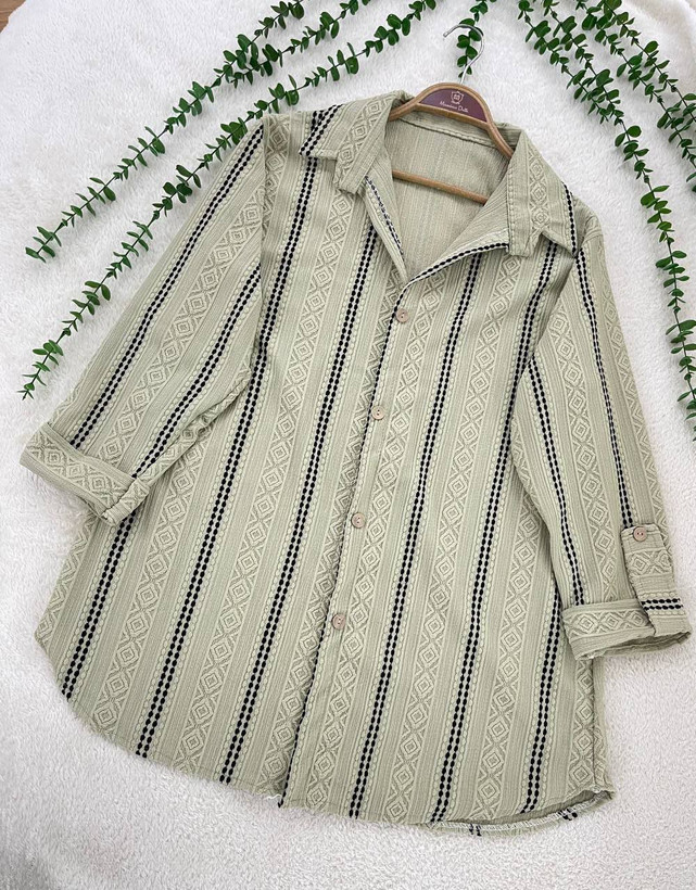 تونیک زنانه مراکشی ریچل رنگ سبز