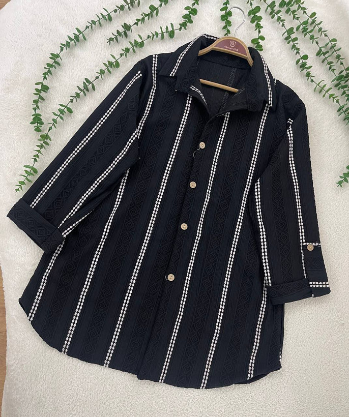 تونیک زنانه مراکشی ریچل رنگ مشکی