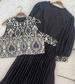 ست زنانه مجلسی راشل طلایی فری سایز