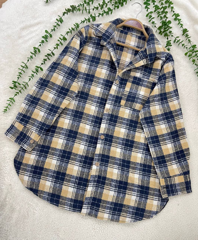 شکت چهارخونه زنانه پاییزه مدل سیلویا