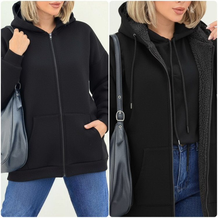 سوییشرت جلو زیپ